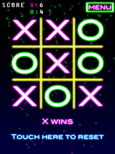 X wins!
