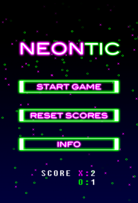 NeonTic Tac Toe - android_tablet4